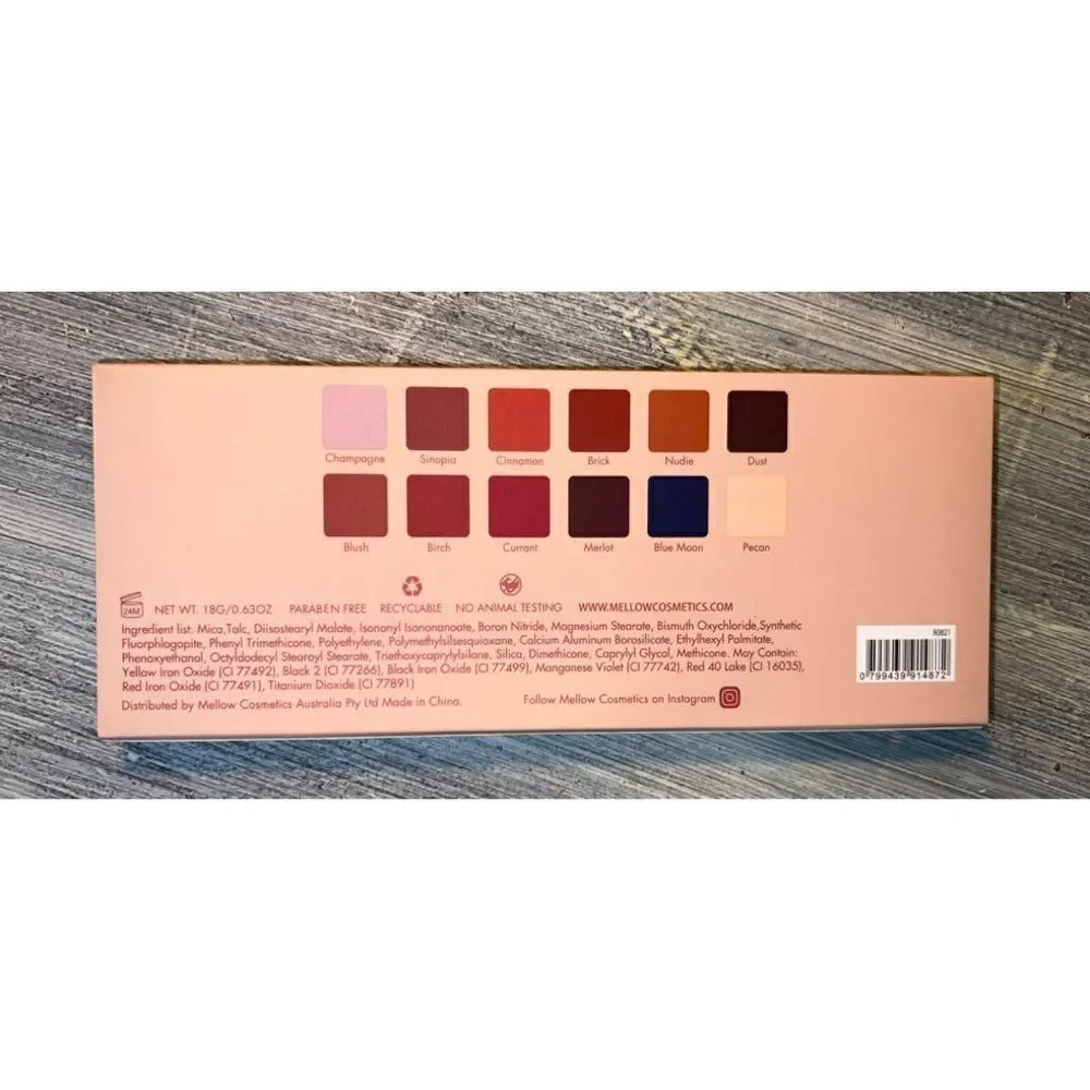 Mellow Cosmetics - Sinopia Eyeshadow Palette